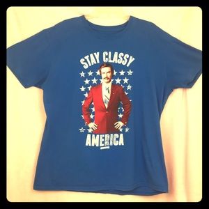 Anchorman Legend of Ron Burgundy Stay Classy Shirt